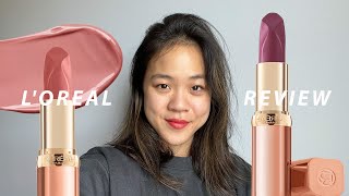 L'Oreal Colour Riche Les Nus Intense Lipstick Swatches & Review