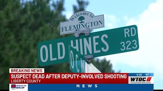 One dead following officer involved shooting in Liberty County