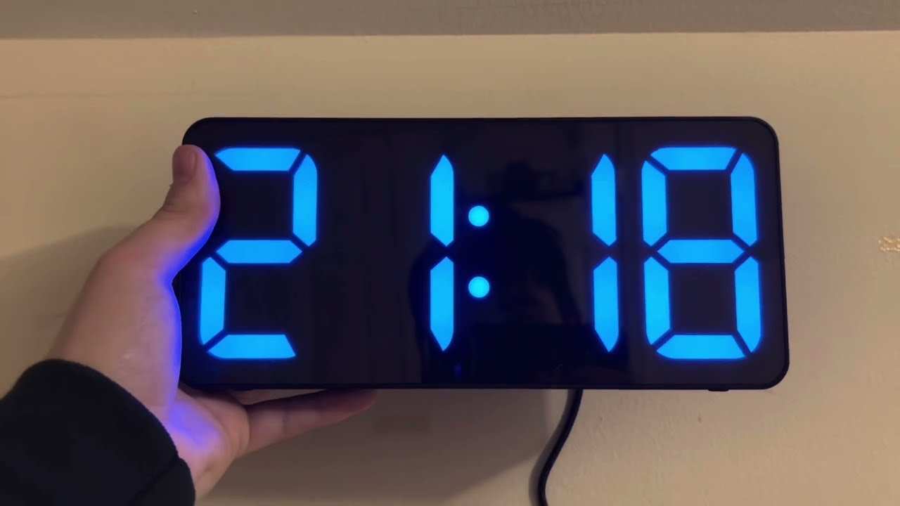 Unboxing/Setup Of The Jumbo Display Alarm Clock