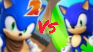 Sonic Boom VS Sonic Dash Qual vc prefere?