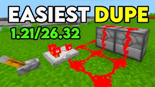 NEW! Infinite ltem Duplication Glitch Minecraft Bedrock v26.32+! (Easy Survival)
