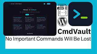 CmdVault - No Important Commands will be lost.. A way to save Command line Commands...