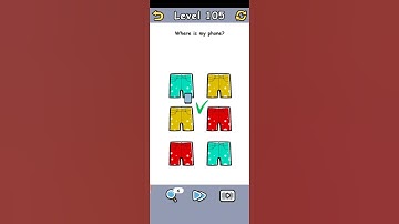 Brian crack level 105 gameplay walkthrough solution | Brain crack game by Terran Droid | Brain Crack