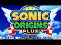 Sonic Origins Plus - 100% Full Game Walkthrough (Sonic 1, CD, 2 &amp; 3 / No Damage)