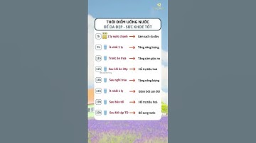 Uống nước đúng cách sẽ xinh đẹp hơn #bacsitrong #lamdep #shots