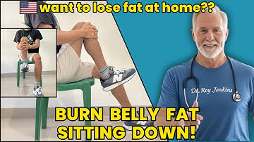Chair Exercises for Weight Loss : Lose Belly Fat After 65 with This Senior-Friendly Chair Workout