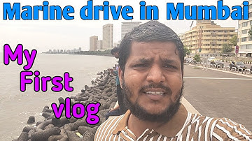Marin drive in Mumbai || my first vlog || #vlog #vlogs #myfirstvlog #mumbai #mumbaivlog