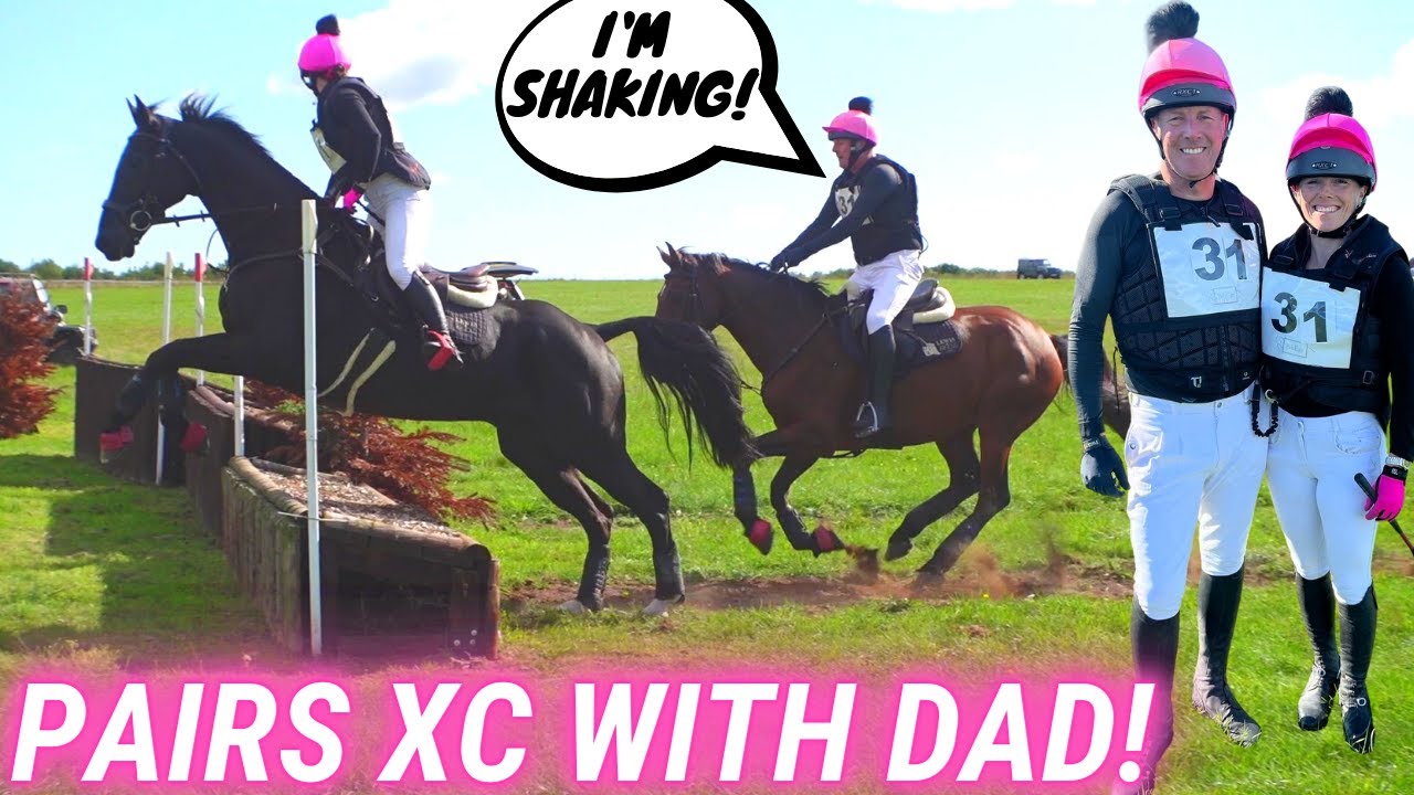 PAIRS HUNTER TRIAL WITH DAD! | A VERY NERVOUS DAD ON KATO || VLOG 76