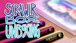 COLOUR CHANGING PENS?? - RAINBOWS!! - ScrawlrBox Unboxing by Zzoffer 3,329 views 4 years ago 16 minutes