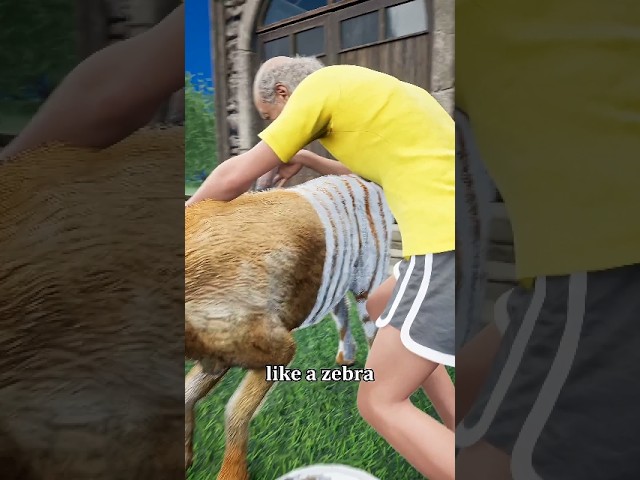 He Was Bored and Accidentally Discovered This 🐐 #shorts #3danimation #animation