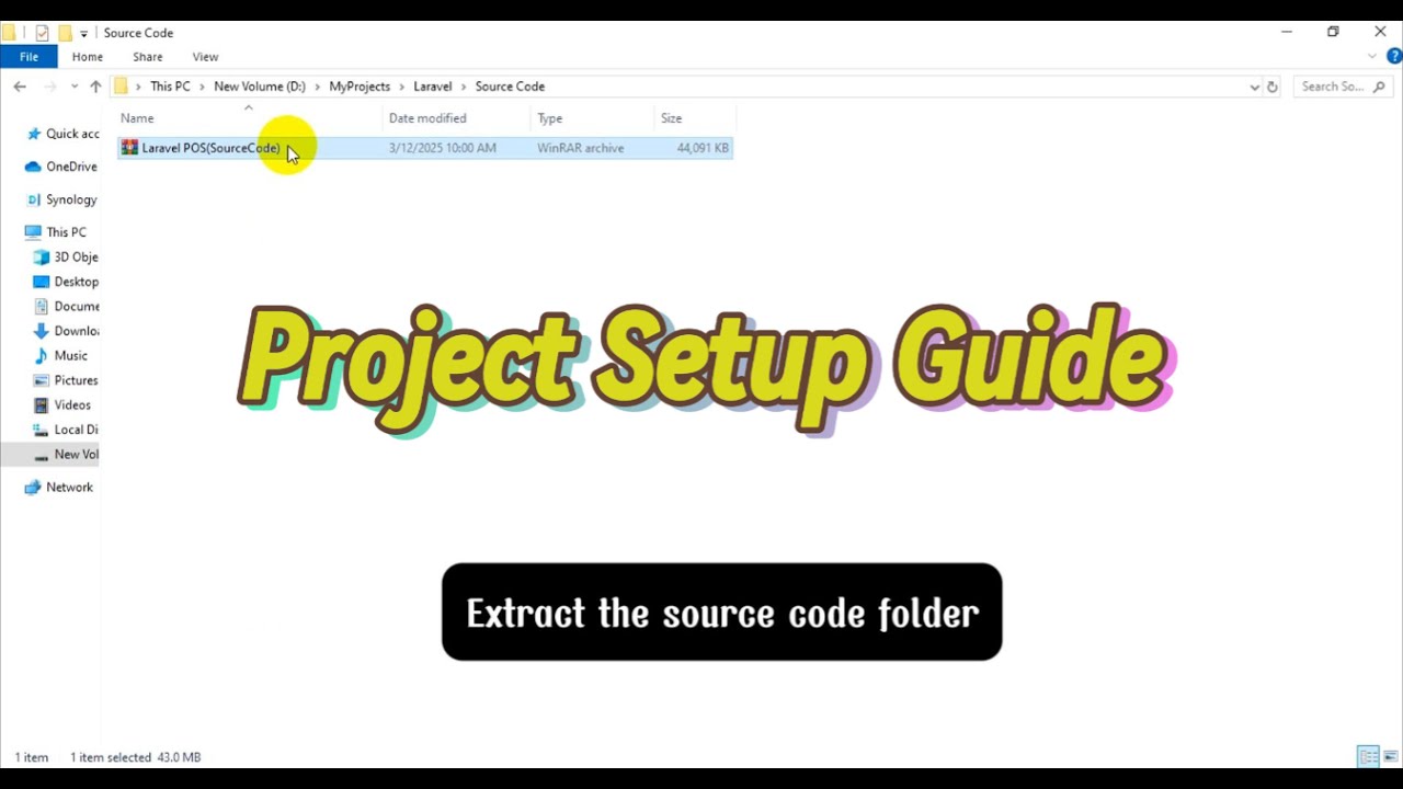 Laravel Project Setup Guide - YouTube