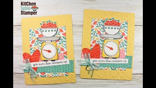 Stampin' Up! Measure of Love Stamp a Stack More Than Measure Up Video 1 of 3 Kitchen Table Stamper