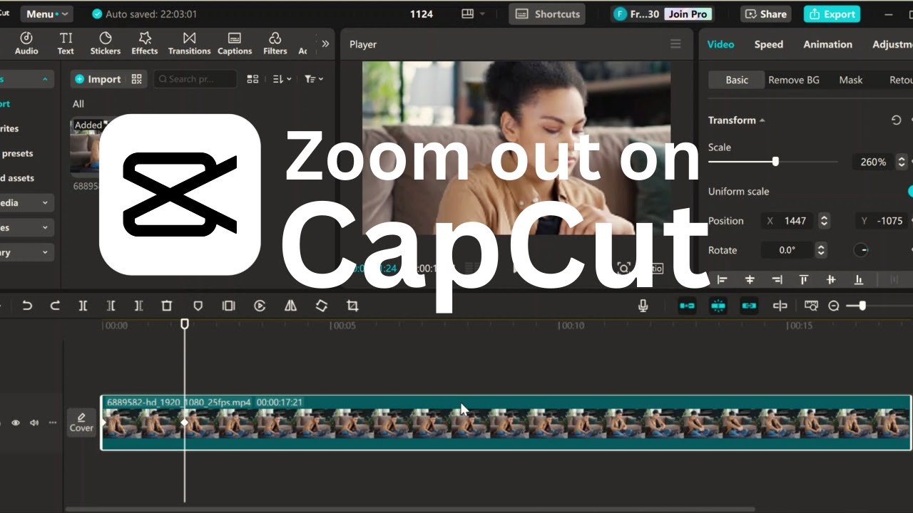 How To Zoom Out With Keyframe On Capcut PC - YouTube