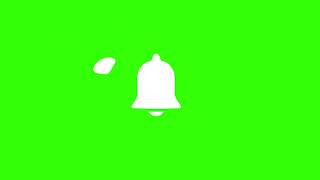 Liquid White Bell Notification YouTube Green Screen Effects