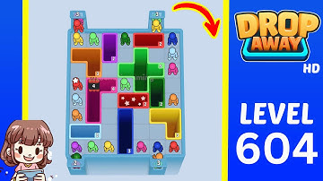 Drop Away Level 604 Solution Walkthrough