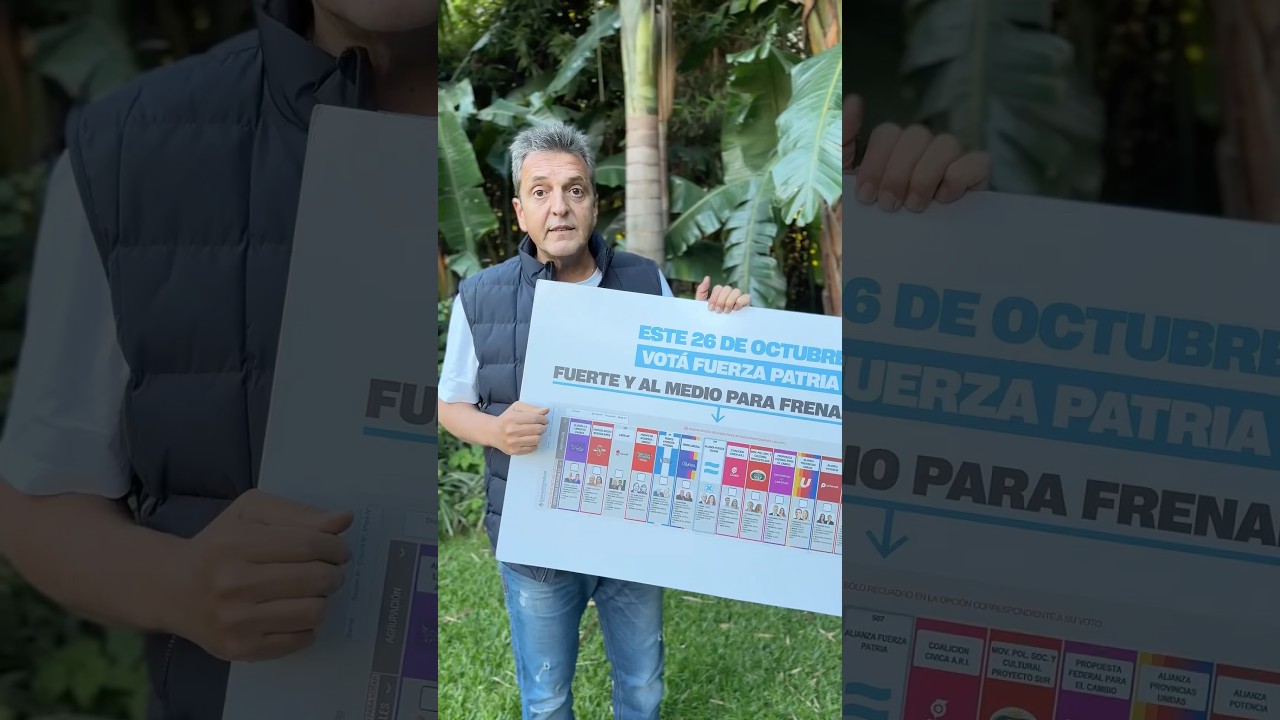 Este 26 de octubre, en la Provincia de Buenos Aires, votá a Fuerza Patria para frenar a Milei.