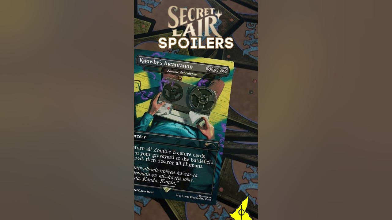Evil Dead Secret Lair Spoilers mtg shorts YouTube