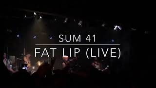 Sum 41 ‘Fat Lip’ Live @ Bottom Lounge in Chicago 5/26/19