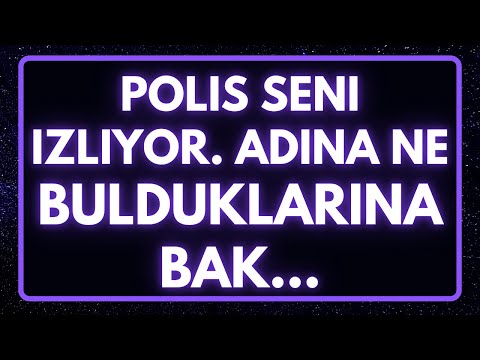 Polis seni izliyor.