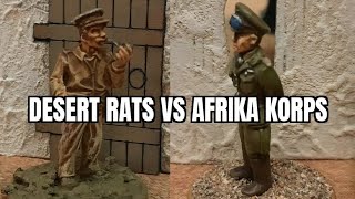 1st Bolt Action Battle report- The British Desert Rats vs The Afrika Korps(DAK)