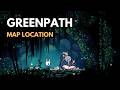Greenpath Map Location - Hollow Knight