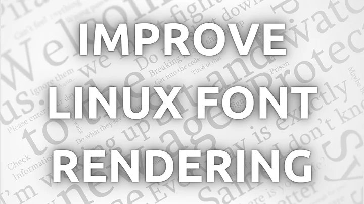 How to Improve Font Rendering on Linux – Fedora, Manjaro, OpenSUSE & Arch Based Distributions