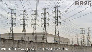 Br25 Power Lines In Brazil. 108
