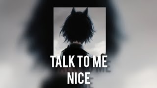 Rakhim Abramov - Talk to Me Nice (Lyrics Video) | Dark and Enigmatic Visuals🎶🖤