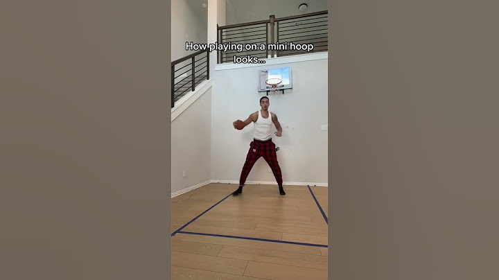 What playing on a mini hoop feels like…🤣