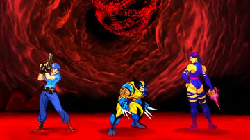 Marvel VS Capcom 2 - Jill/Wolverine/Psylocke - Expert Difficulty Playthrough
