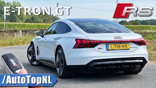 AUDI RS E Tron GT | REVIEW on AUTOBAHN [NO SPEED LIMIT] by AutoTopNL