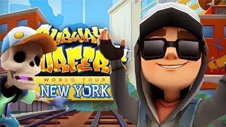 SUBWAY SURFERS GAMEPLAY FULLSCREEN - NEW YORK - JAKE DARK OUTFIT+MANNY AND 60 MYSTERY BOXES OPENING