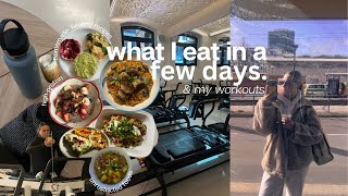 What I eat in a few days - healthy recipes & my workouts