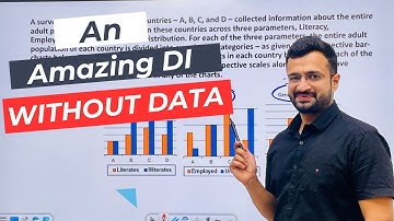 🔥 An amazing Data Interpretation without Data | Maths By Sumit Sir