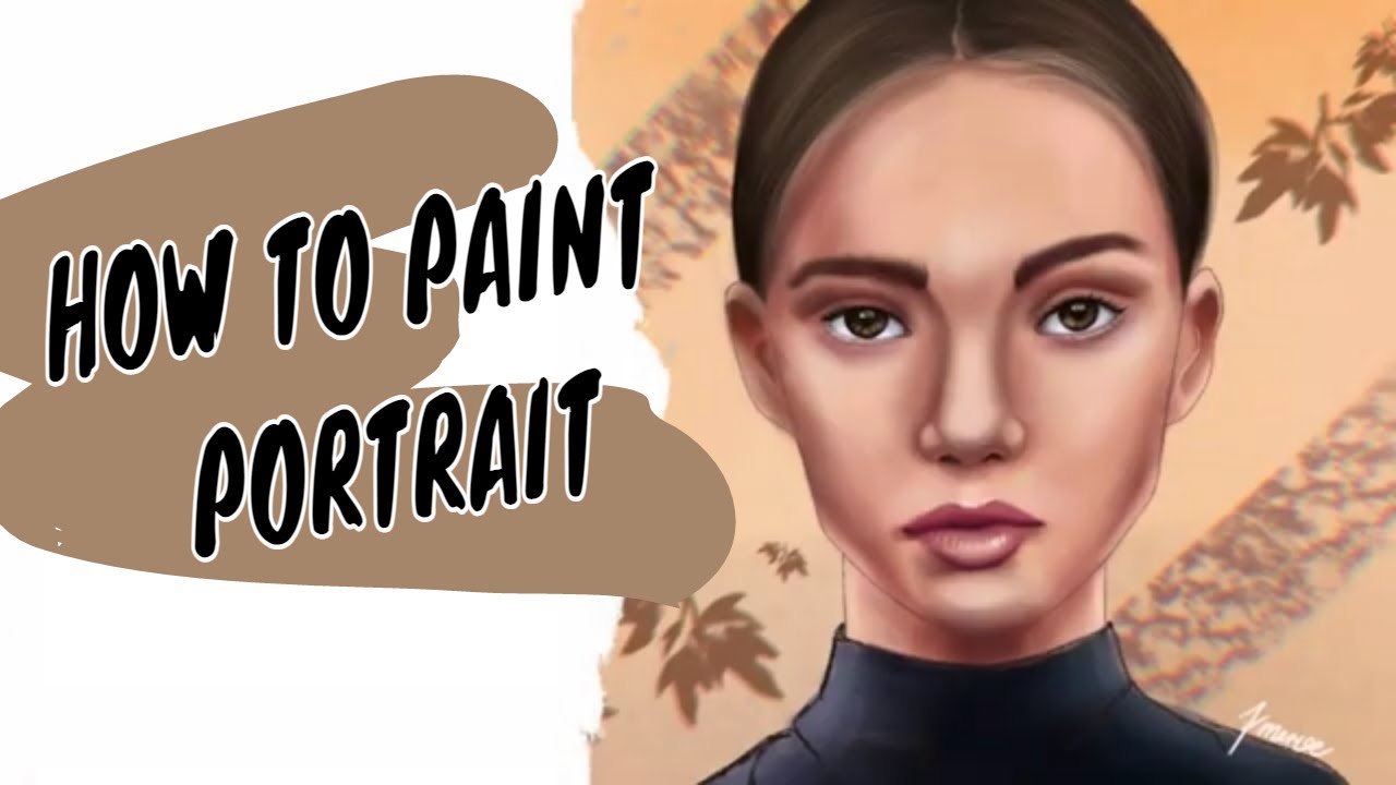 HOW TO PAINT PORTRAIT | DIGITAL ART | PROCREATE - YouTube