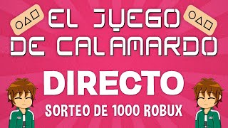 El Juego del CALAMAR en ROBLOX, Sorteo de ROBUX, Especial 1000 SUBS