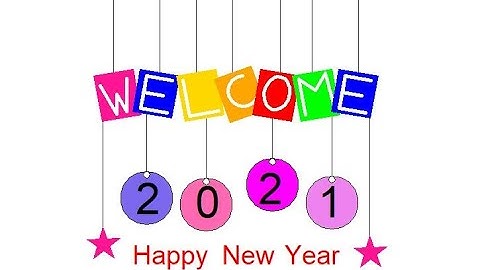 Happy New Year 2021 | Welcome using python turtle module