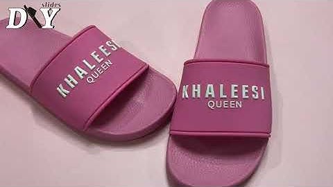 Custom Slide Sandal | VIDEO SHOW