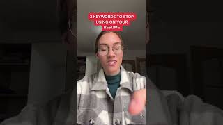 Don't use these keywords on your resume