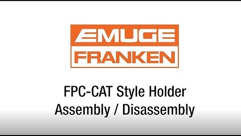 EMUGE-FRANKEN FPC Milling/Drilling Chuck Assembly