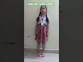 My daughter Teachers day speech