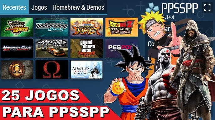 Os Jogos mais LEVES (e Compatíveis) para PPSSPP no Android