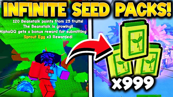 DO THIS for *INFINITE* SPROUT SEED PACKS in BEANSTALK EVENT!! (Grow a Garden)