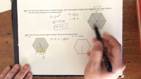 11.4 Area of Regular Polygons (Part 1)