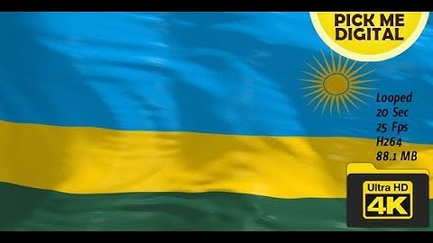 Rwanda Flag 4K | Motion Graphics - Videohive template