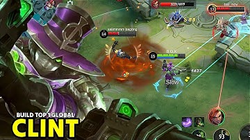 One Shot Build Clint Crazy Critical Damage!! - Build Top 1 Global Clint - Mobile Legend