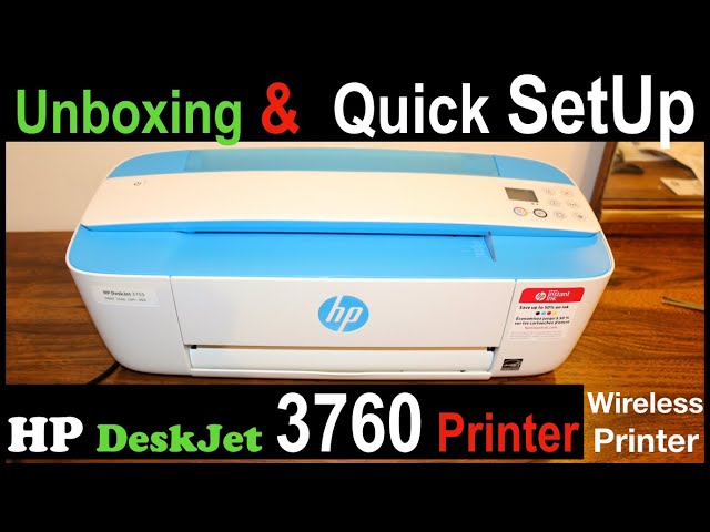 HP Deskjet 3760 SetUp, Unboxing & Quick Copy Test review. 