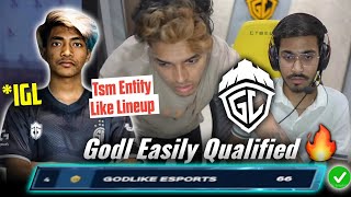 Godl Easily Qualified #4 In Ranking🔥💛 | Lala Making Tsm-Entity Like Lineup 😳 | Godl Squad Wipes...