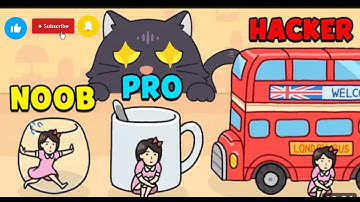 NOOB vs PRO vs HACKER in hide and seek Cat Escape!