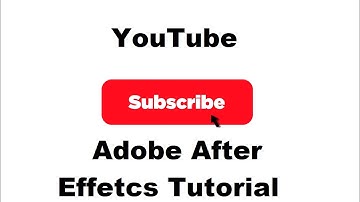 YouTube Subscribe Button Click Animation Adobe After Effects 2022